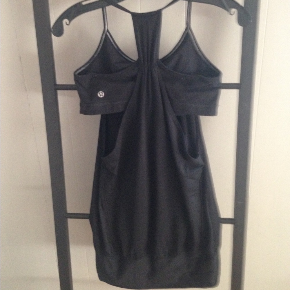lululemon athletica Black Tank Top